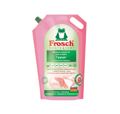 Жидкое средство для стирки Frosch ("Фрош") гранат 2 л