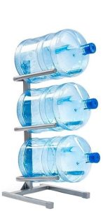 Подставка "A.E.L." на 3 бутыли серая