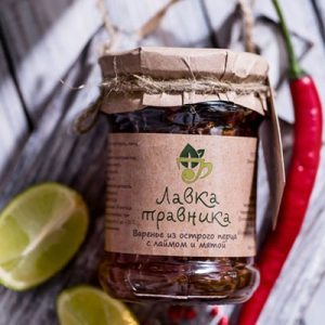 Варенье "Лавка Травника" Острый перец, Лайм, Мята 250мл