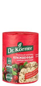 Хлебцы Dr.Korner “Злаковый коктейль клюквенный” 100 г