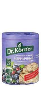 Хлебцы Dr.Korner “Злаковый коктейль черничный” 100 г
