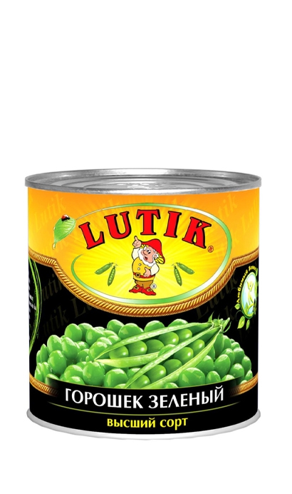 Горошек зеленый “Lutik” 425 мл ж/б