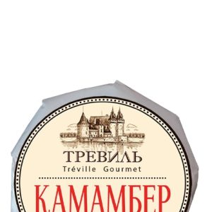Сыр камамбер гурмэ с белой плесенью "Тревиль" 130 г