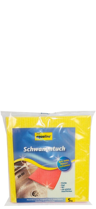 “Аквалайн” губчатая салфетка 18х20 см 5 шт.