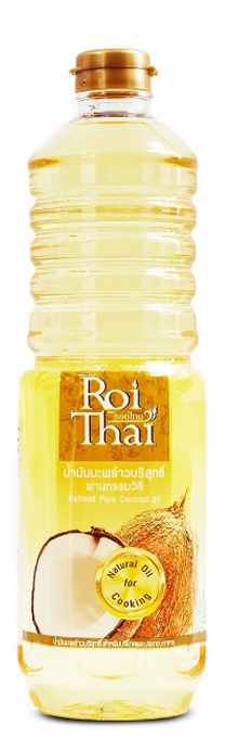Кокосовое масло рафинированное 100% “Roi Thai” 1 л