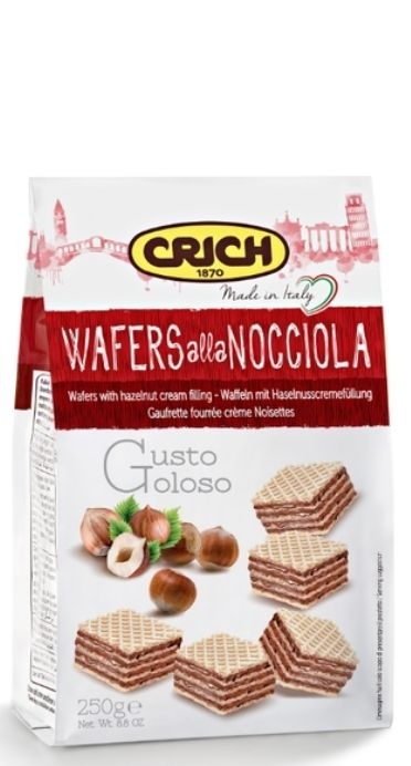 Вафли с орехово-кремовой начинкой “Crich”  250 г