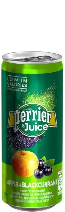 “Perrier” (Перье) 0.25л – “Яблоко-черн.смор.”