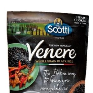 Riso Scotti Venere "Рис пропаренный черный «Venere»" 230 г