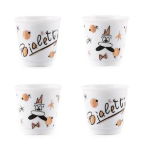 Набор из 4 чашек для эспрессо Bicchierini 40мл