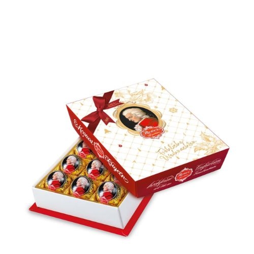 Конфеты из темного шоколада с марципаном “Reber” 240 г