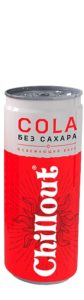 Напиток ChillOut - "Cola" (без сахара) 0.33л