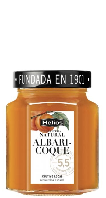 Конфитюр без сахара Helios Extra – “Абрикос” 280г