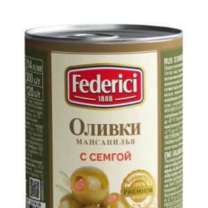 Federici (Федеричи) оливки с семгой 300 г