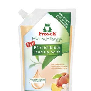 Жидкое мыло для рук Frosch - Цветы персика 0.5л (запасной блок)