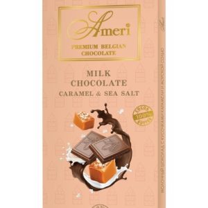 Молочный шоколад 32% Ameri - "Карамель и соль" 100г