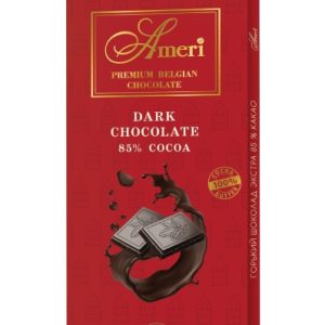 Горький шоколад 85% Ameri - "Экстра горький" 100г