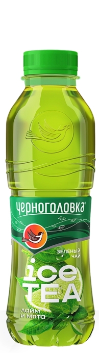 Холодный чай зеленый Черноголовка “Мята-лайм” 0.5л
