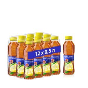 Холодный чай черный Черноголовка "Лимон-лайм" 0.5л