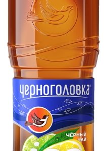 Холодный чай черный Черноголовка "Лимон-лайм" 1.5л