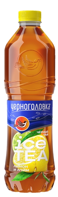 Холодный чай черный Черноголовка “Лимон-лайм” 1.5л