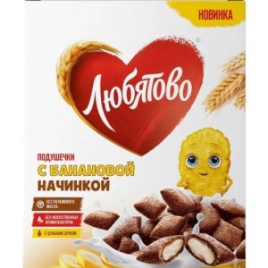 Подушечки Любятово с банановой начинкой 220 г