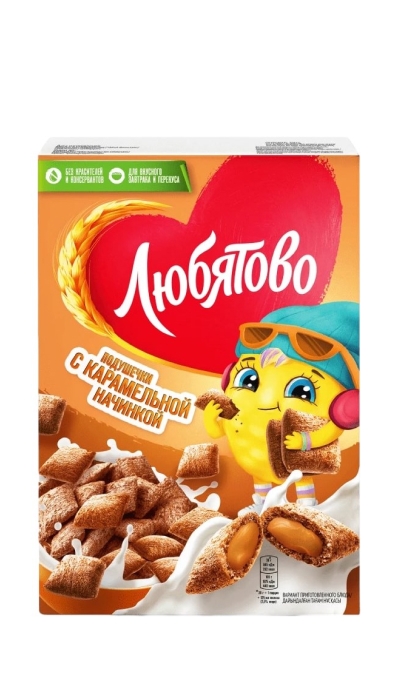 Подушечки Любятово с карамельной начинкой 220 г