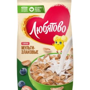 Хлопья мультизлаковые Любятово 250г