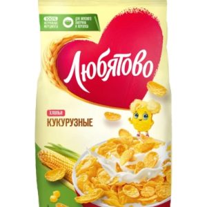 Хлопья кукурузные Любятово 300 г