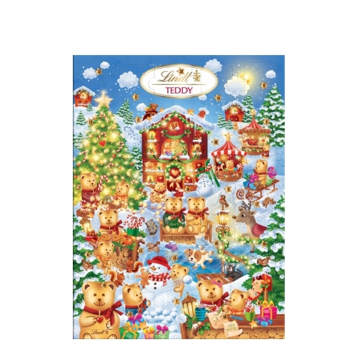 Адвент-календарь с конфетами “Линдт Тедди” Lindt Teddy 211г