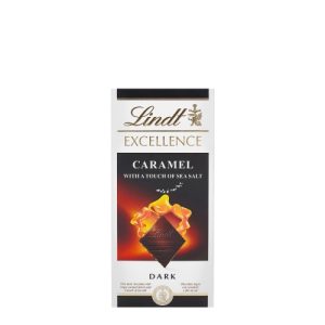 Шоколад темный с солью и карамелью Lindt Excellence 100г