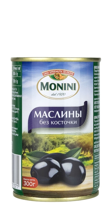 Маслины без косточки Monini (“Монини”) 300г