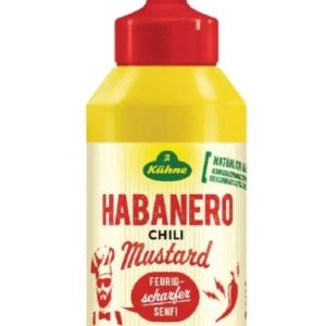 Горчица острая с перцем чили Kuhne Squeeze Hot chili mustard 250мл