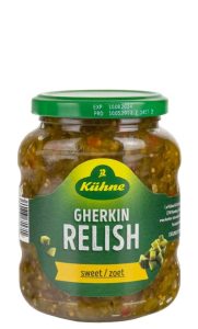 Соус Релиш с огурцами в сиропе Kuhne 350г
