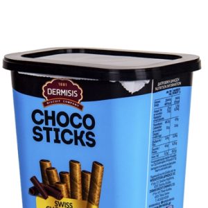 Вафельные трубочки Швейцарский шоколад Dermisis 310г