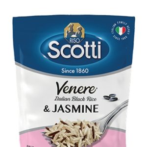Riso Scotti Рис пропаренный Jasmin черный Venere 230г